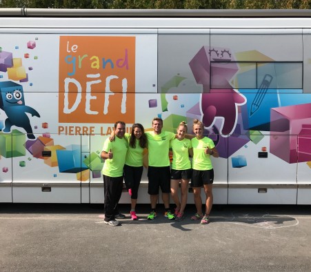 Le Grand défi Pierre Lavoie en visite dans les écoles francophones de Terre-Neuve-et-Labrador