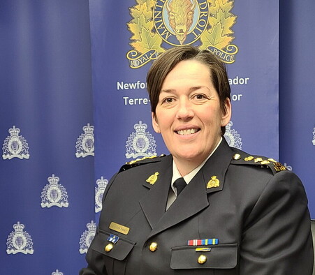 Jennifer Ebert, nouvelle commandante divisionnaire de la GRC de Terre-Neuve-et-Labrador