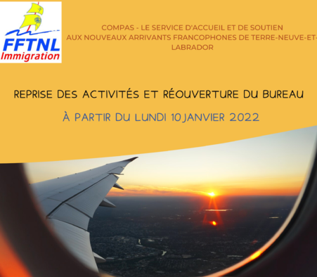 Nouveaux arrivants : reprise des activités du Compas à partir du lundi 10 janvier 2022