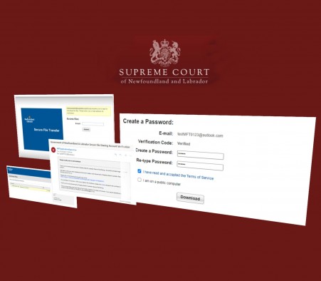 La Cour de la famille de Terre-Neuve-et-Labrador utilisera à partir du 11 janvier 2021 le service MFT pour la gestion électronique des documents des parties