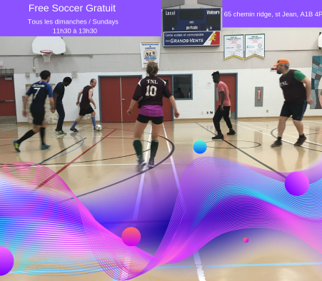 Soccer pour adultes tous les dimanches