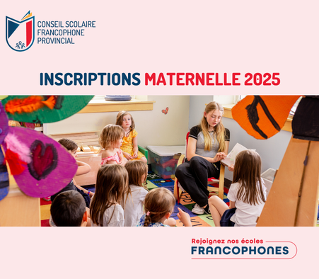 Les inscriptions à la maternelle 2025 sont ouvertes !