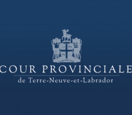 Changements de lieu d'audience à la cour provinciale de Terre-Neuve-et-Labrador