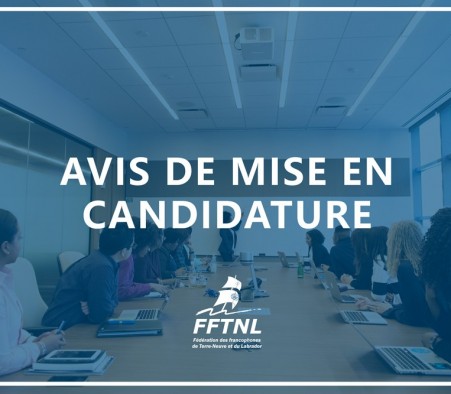 AVIS DE MISE EN CANDIDATURE 2019