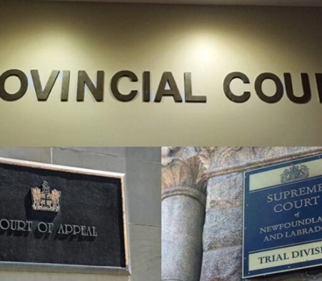 Covid-19: tous les palais de justice de Terre-Neuve et du Labrador sont fermés au public aujourd'hui