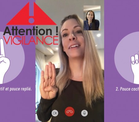 Violences domestiques : un geste simple en deux mouvements pour alerter