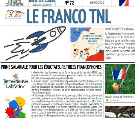 Bulletin Le Franco TNL 72